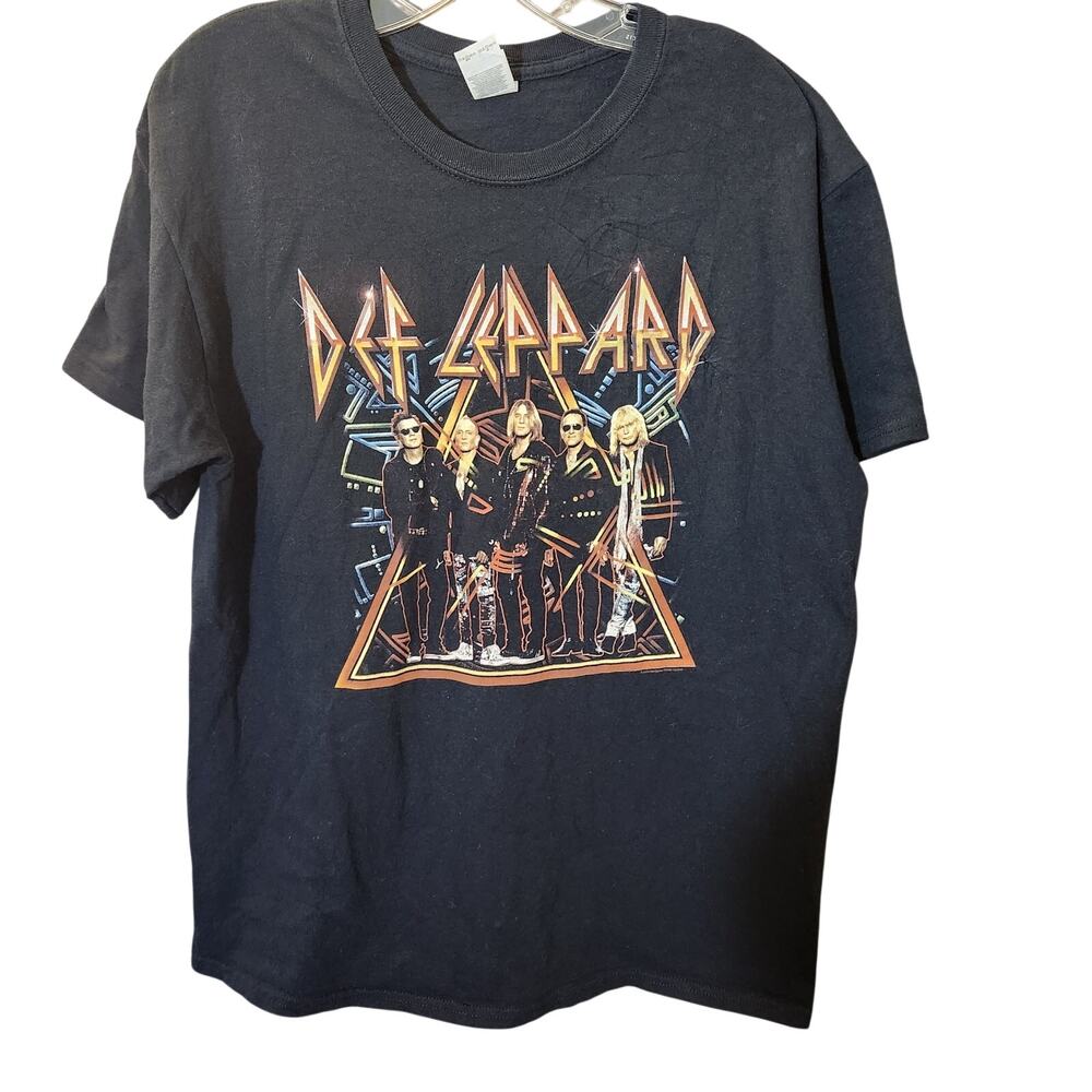 Def Leppard Tour 2018 100% Cotton T-Shirt Men's Large